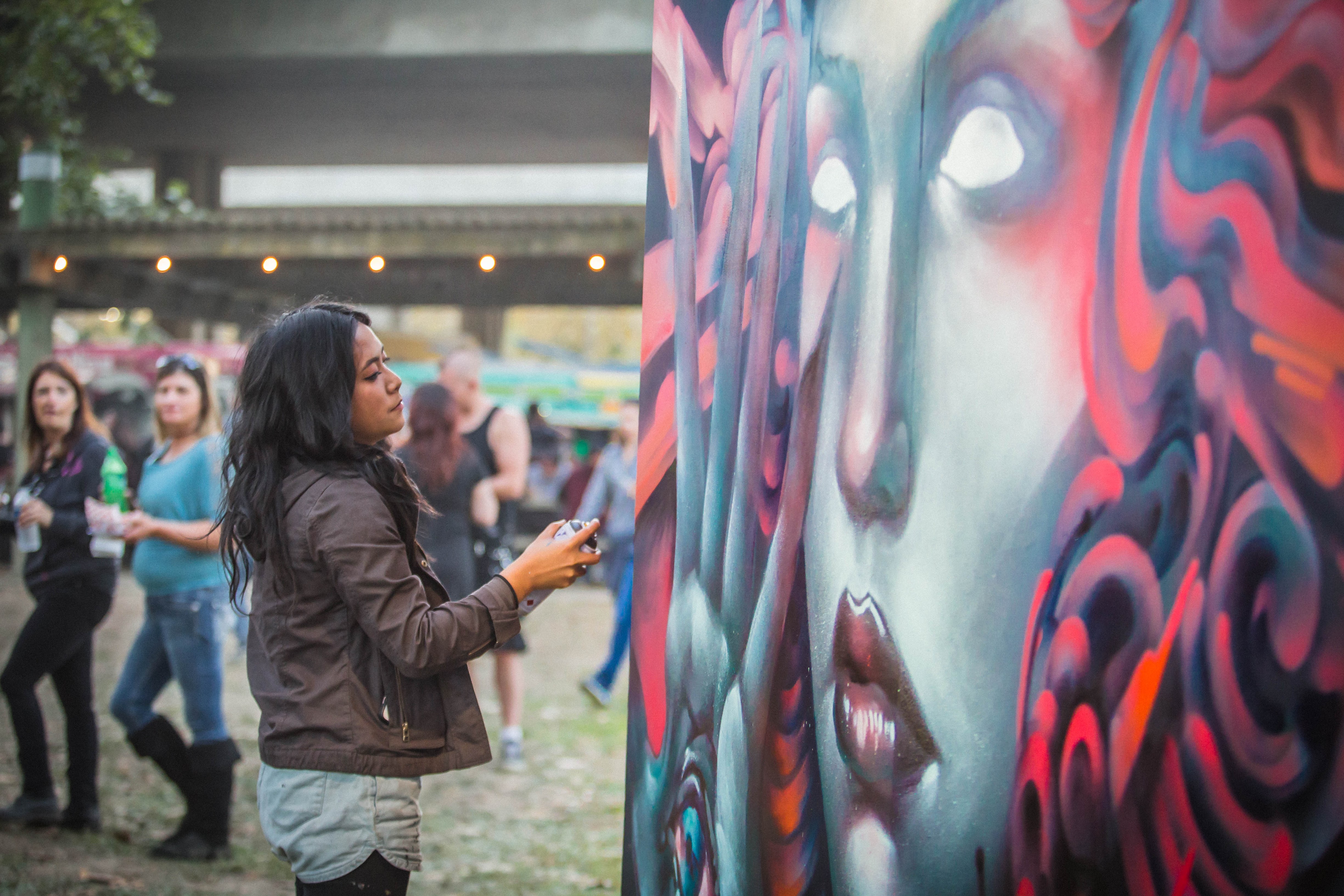Sacramento Artist Franceska Gamez (photo by Cassandra Goddard)